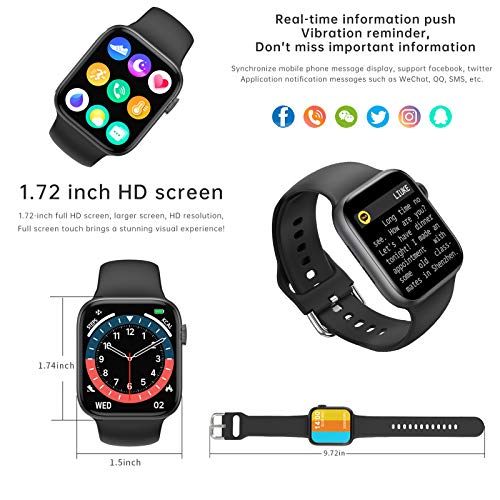 Kimnix Smart Watch for Android & iOS with 1 year warrenty