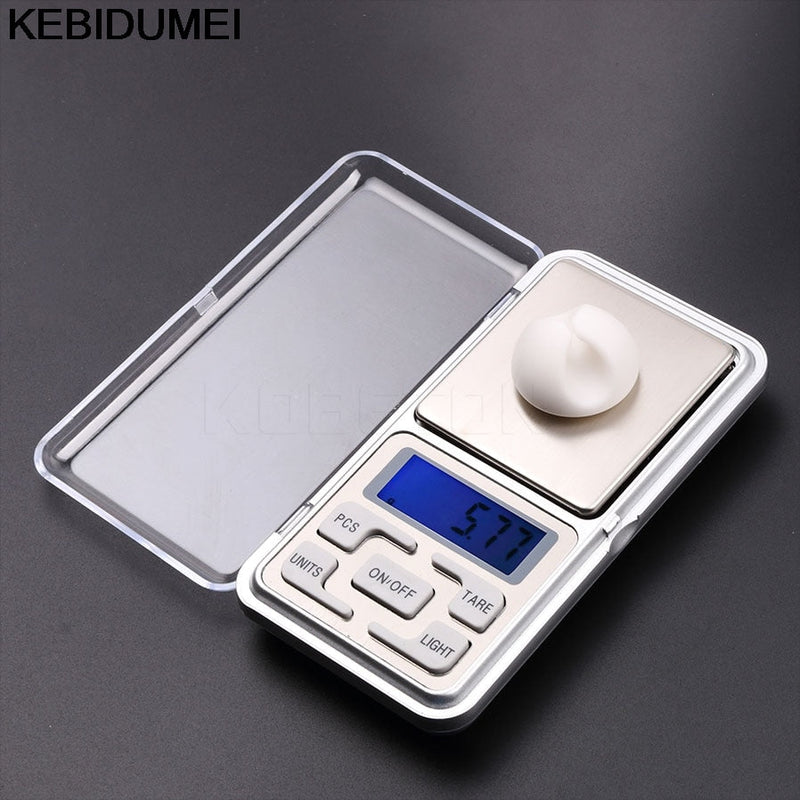 0.01g/200g Mini Digital Pocket Scales LCD Display for Diamond Weighting Gram Weight Scales